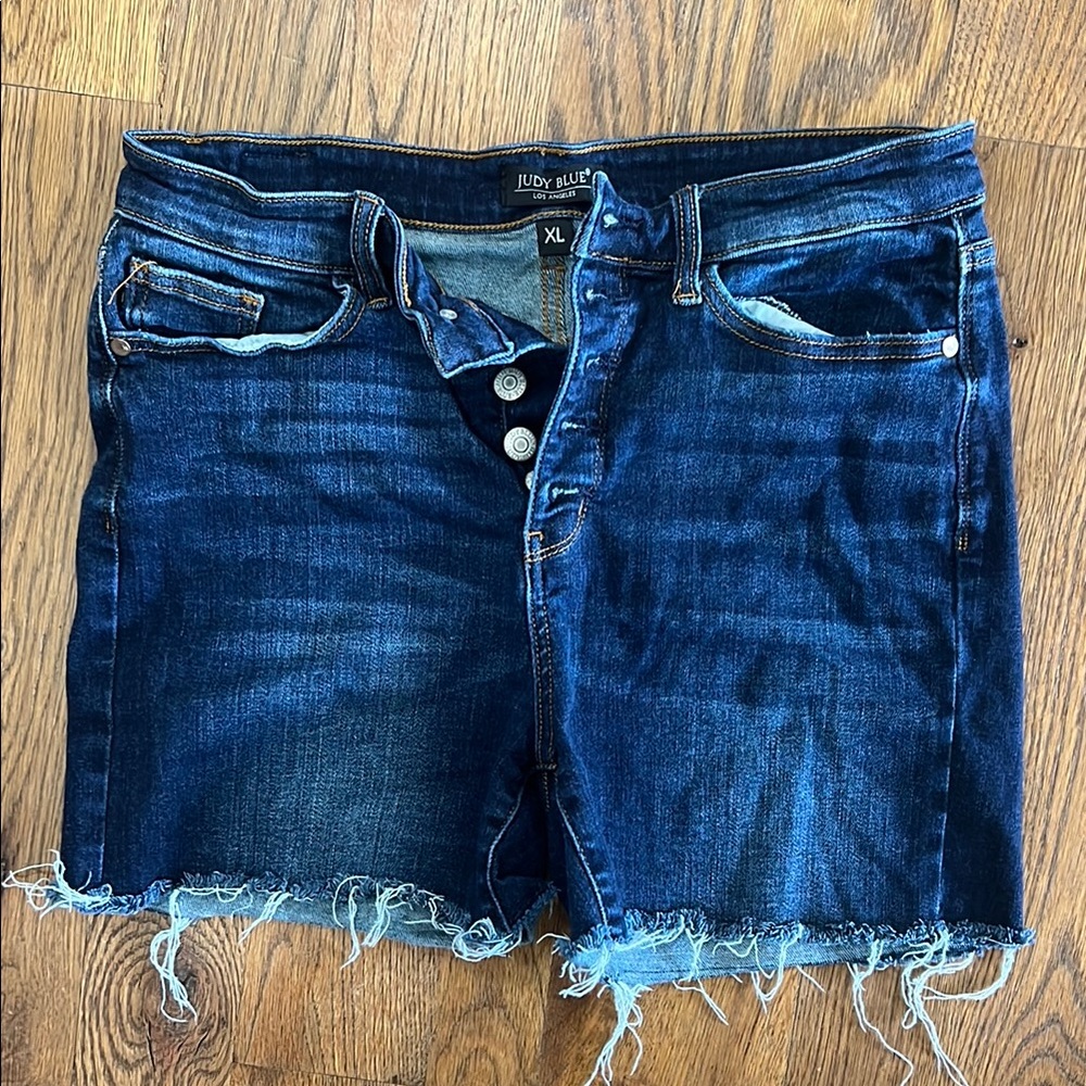 Judy Blue Distressed Denim Shorts